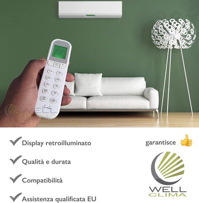 Fernbedienung RG36F4/BGEFS- RG36F2/BGEF Midea, Ariston, Comfee, Confortstar für andere Klimaanlagen,