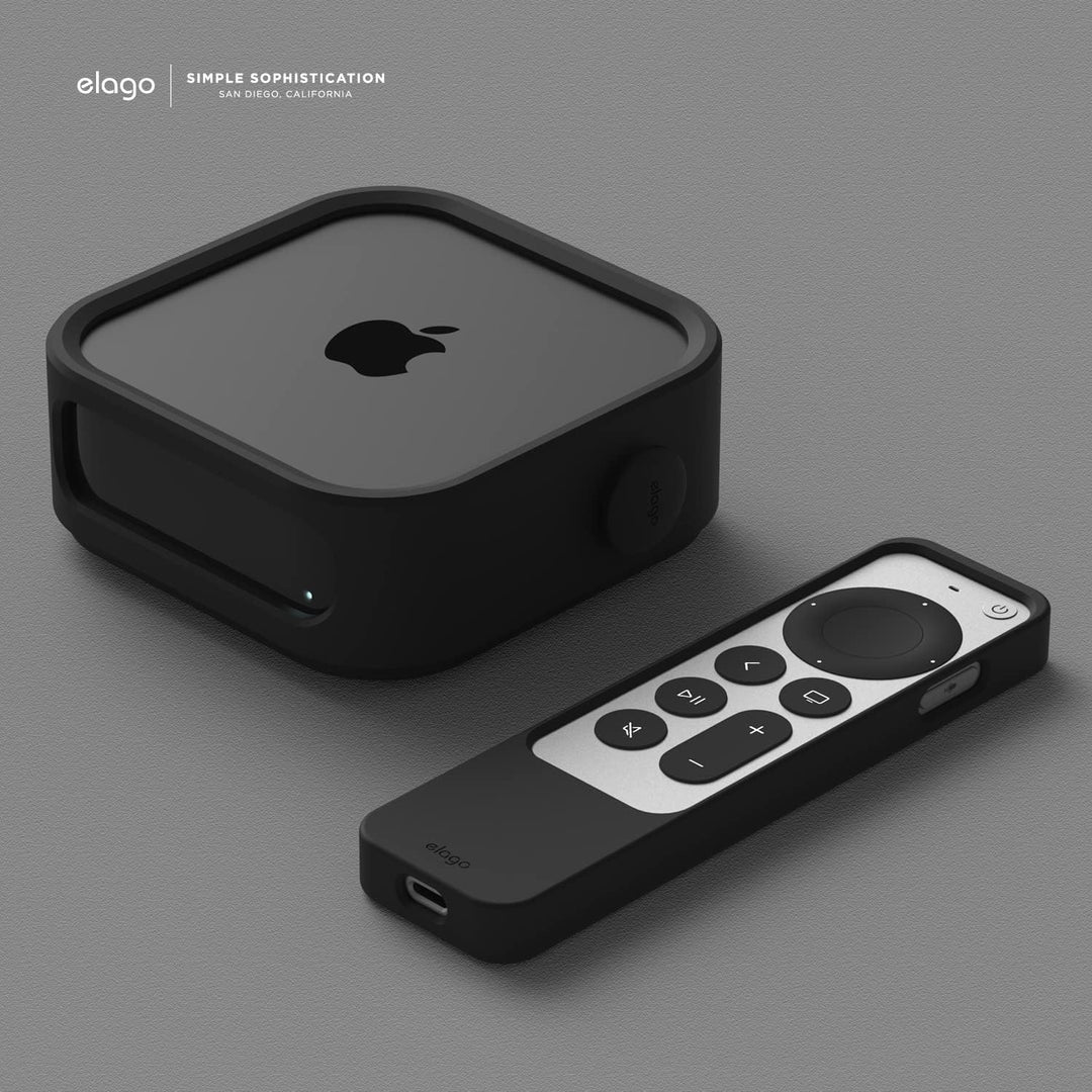 elago Mehrfachmontage Kompatibel mit Apple TV 4K 3rd Generation (2022) - 3 Montageoptionen: Magnet,