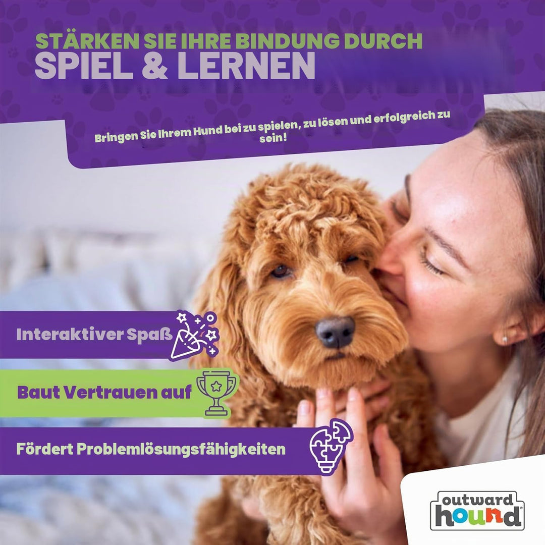 Outward Hound Nina Ottosson Dog Casino - Interaktives Hundespielzeug für Leckerlis - Fortgeschritten