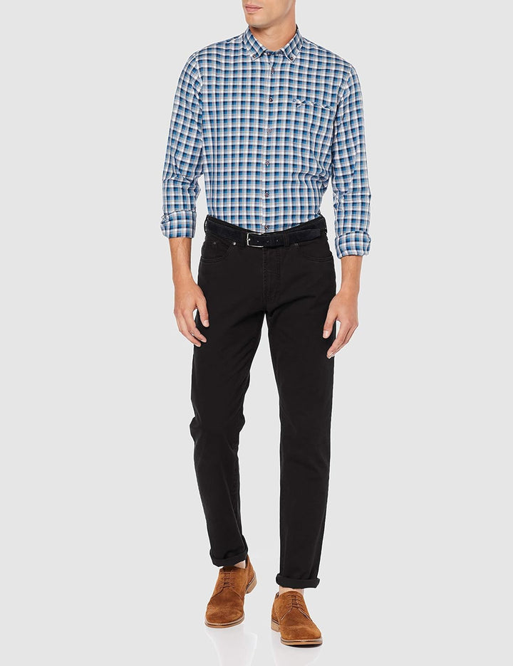 Atelier GARDEUR Herren Nevio Straight Jeans, 32W / 30L Schwarz (Schwarz 99)