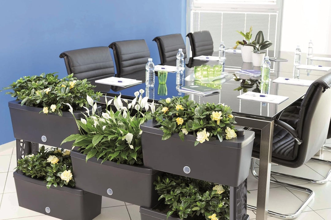 Bama Nässestop S18 Garten Modular Brick Pflanzgefässe, 59 x 23 x 27 cm Grau, Grau