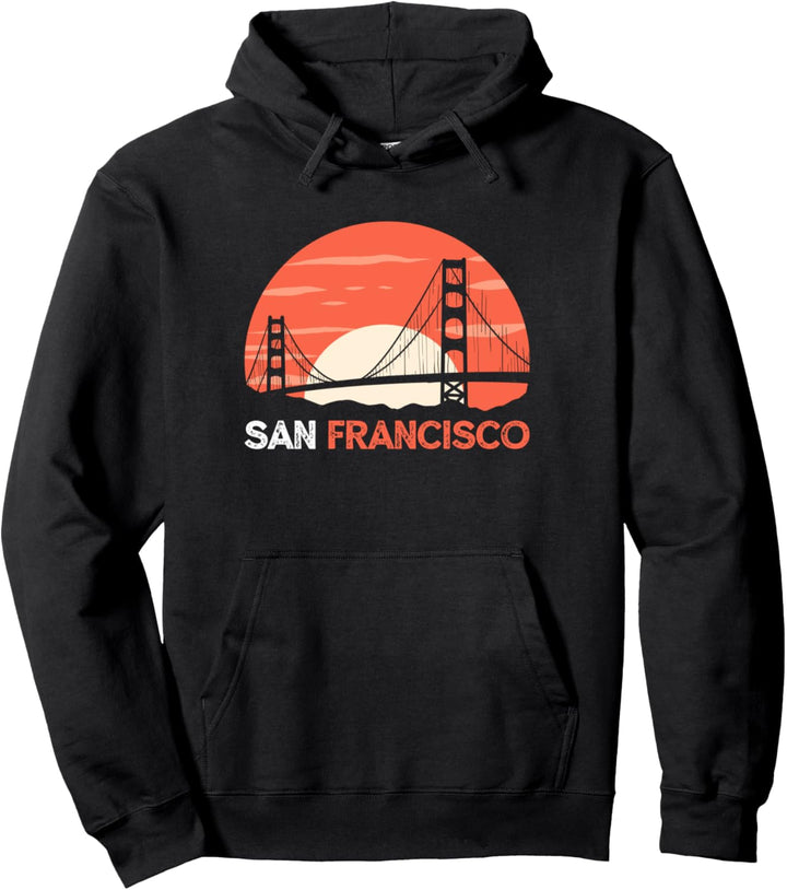 San Francisco Kalifornien Golden Gate Pullover Hoodie
