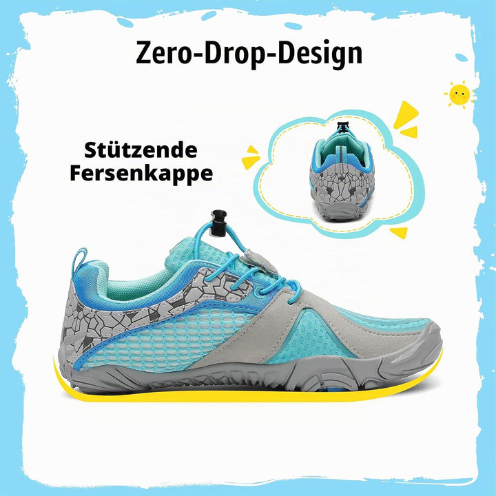 SAGUARO Jungen Mädchen Barfussschuhe Atmungsaktiv Badeschuhe für Kinder Gr.24-36 26 EU Blau, 26 EU B