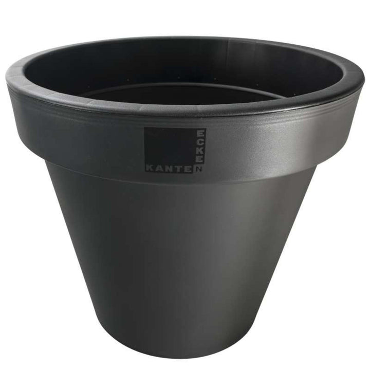 Blumentopf Kunststoff Ø30-60cm Übertopf Pflanztopf Blumenkübel Pflanzkübel, Farbe:grau;Abmessung:Ø50