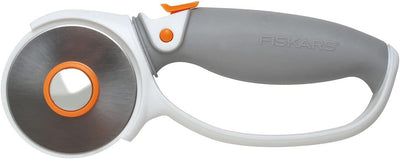 Fiskars A1 Schneidematte, 60 cm x 91 cm, Schnittfest, 1003896 & Titan-Rollmesser, Ø 60 mm, Für Recht