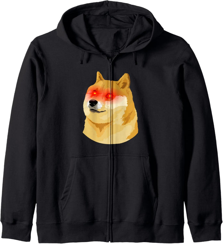 Glowing Eyes Doge funny Nani Doge Kapuzenjacke