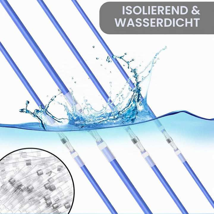 Hotop 300 Stück 26-24 AWG Lötdichtung Draht Anschlüsse Wärmeschrumpf Stossverbinder Wasserdichter Is