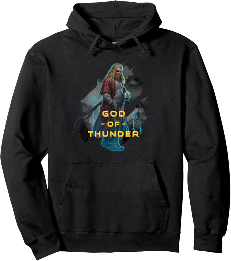 Marvel Avengers: Endgame Thor God Of Thunder Blue Hue Pullover Hoodie