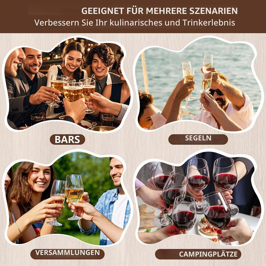 Cocktail Smoker Kit mit 5 Holzchips – Whisky Räucher Set mit Edelstahlfilter, Whiskey Smoker Set für