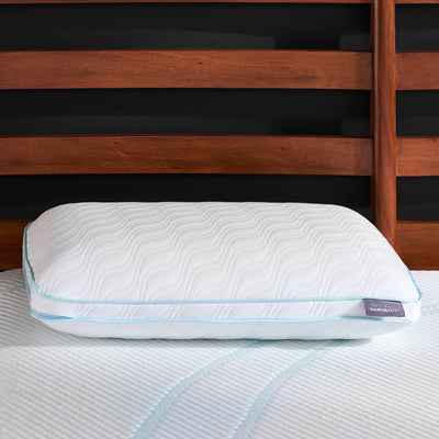 TEMPUR-PEDIC TEMPUR-Cloud ProHi Kissen, Memory-Schaumstoff, Weiss/opulenter Garten, King (Pack of 1)