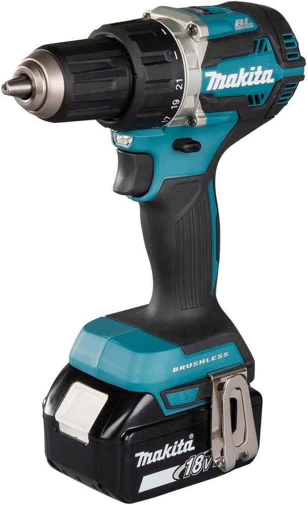 Makita DDF484RT3J Bohrmaschine, Schwarz, Blau, Silber, 2000 U/min, 1,8 kg, 2000 U/min, 1,3 cm, 3,8 c