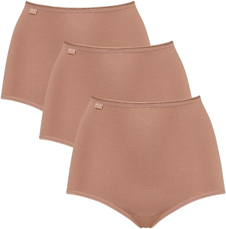 Sloggi Damen Slip (3er Pack), 38 Brush