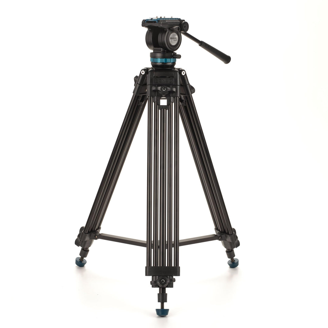 Benro KH25PC Video-Stativ mit Kopf, 6,8 kg Nutzlast, kontinuierlicher Schwenkwiderstand, Anti-Rotati