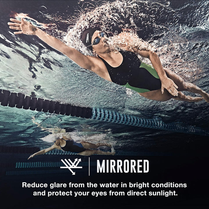 Speedo Damen verspiegelte Schwimmbrille Vanquisher 2.0 Blau Schwimmbrille verspiegelt Vanquisher 2.0
