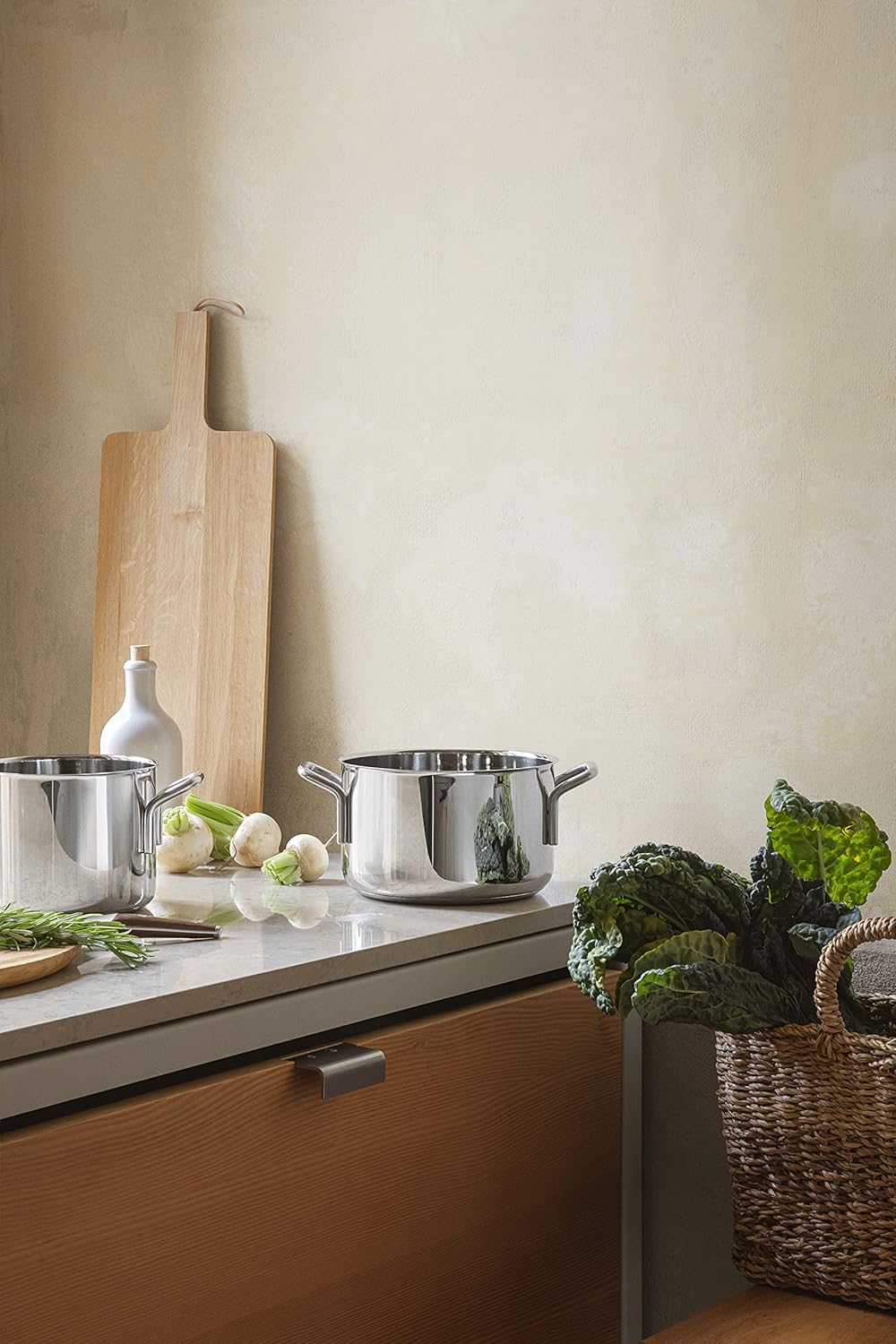 Eva Trio | Topf | Steel-Line | 90% Recycled-Stahl | Edelstahl (10l), 10l