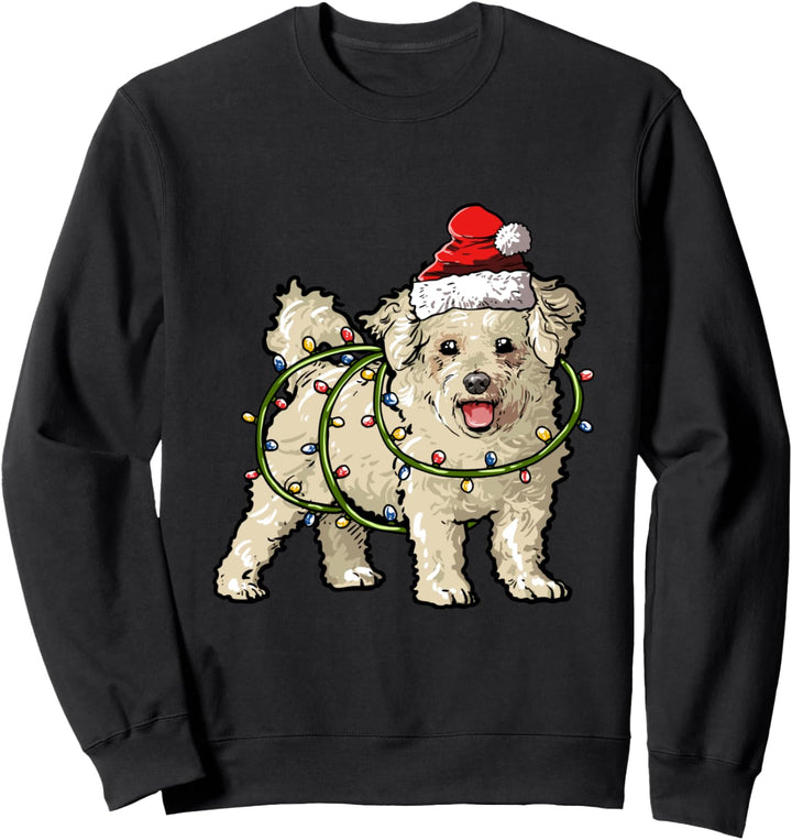 Bichon Frise Weihnachten Geschenk X-Mas Hunde Kostüm Sweatshirt