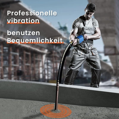 Anbull Betonrüttler, 1300W Innenrüttler Flaschenrüttler, Länge 1m Betonverdichter, Beton Rüttelflasc