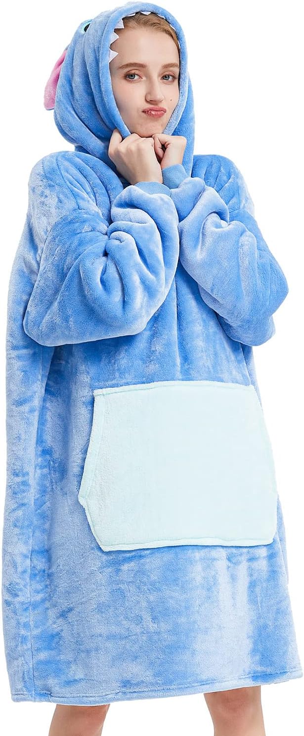 Unisex Kapuzenpullover, Panda, grosser Pullover, Bademantel, Tiermotiv, Mikrofaser, Flanell, Panda,
