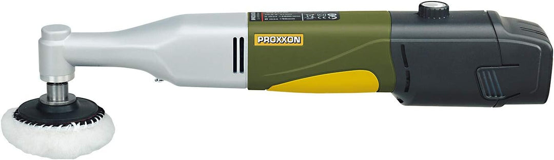 Proxxon 29822 Akku-Winkelpolierer WP/A, 10,8 Volt, einzeln ohne Akku/Ladegerät im Karton