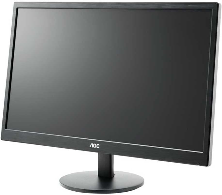 AOC E2070SWN 49,5 cm (19,5 Zoll) Monitor (VGA, TN Panel, 1600 x 900, 60 Hz) schwarz