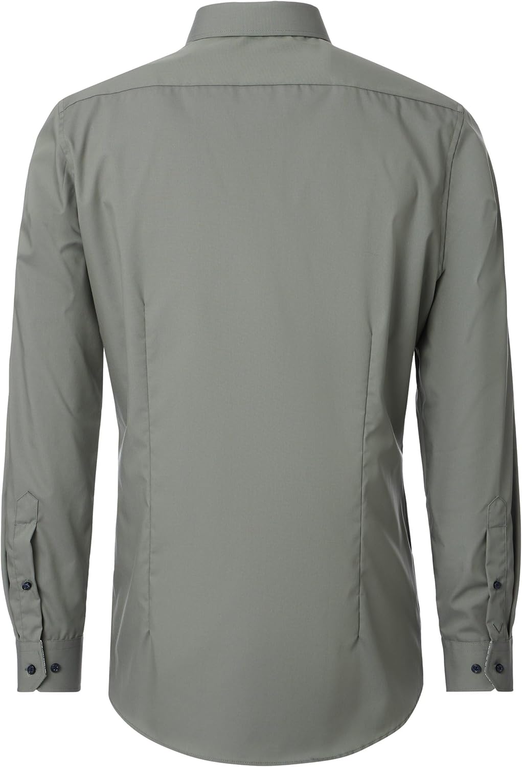 Venti - Body Fit - Herren Langarm Hemd (134024500), Grösse:42, Farbe:Grün (300)