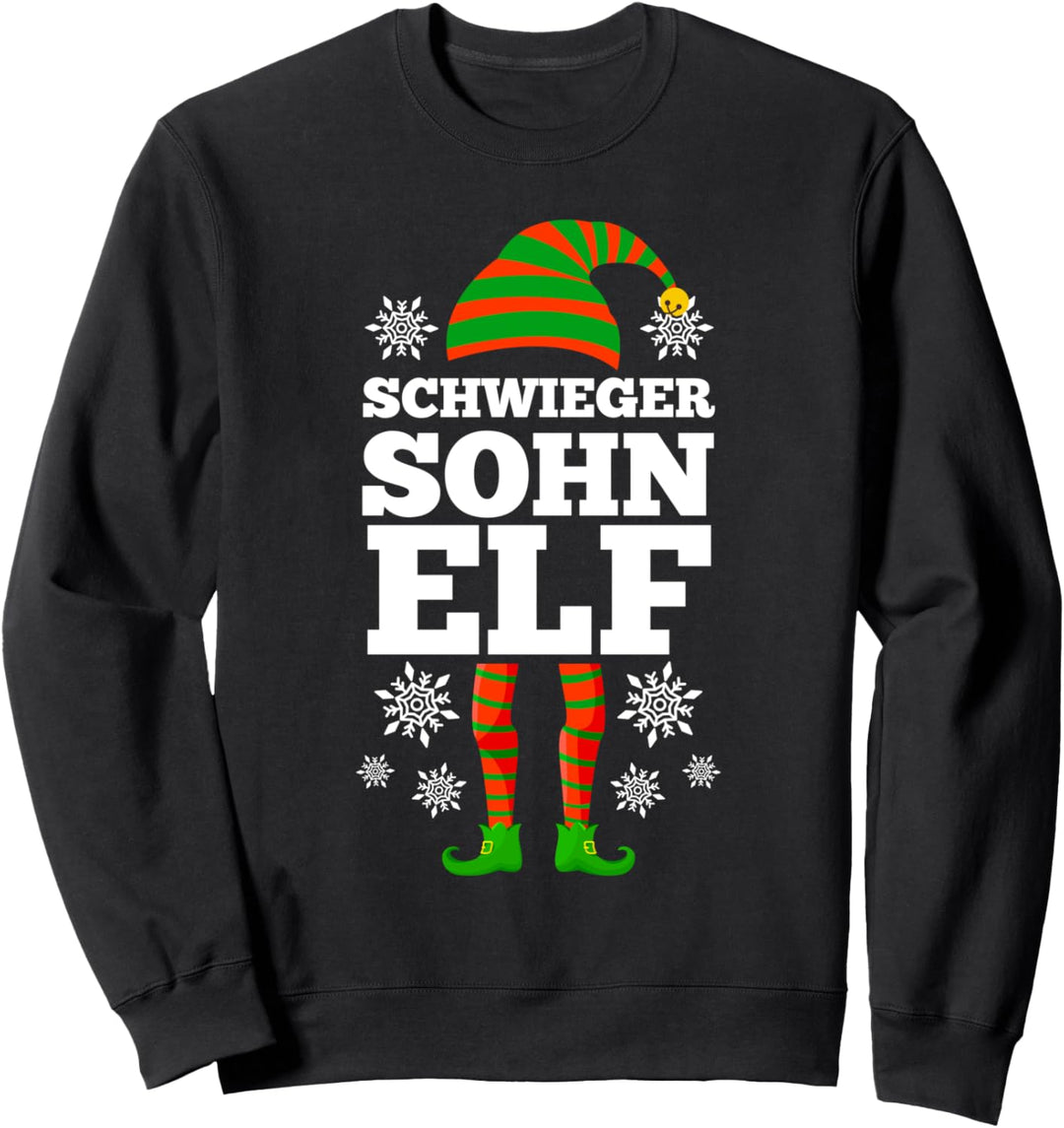 Schwiegersohn Elf Elfen Weihnachtself Weihnachten Sweatshirt