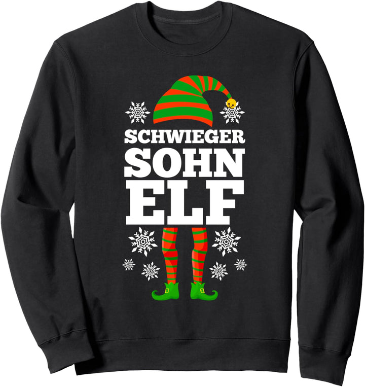 Schwiegersohn Elf Elfen Weihnachtself Weihnachten Sweatshirt