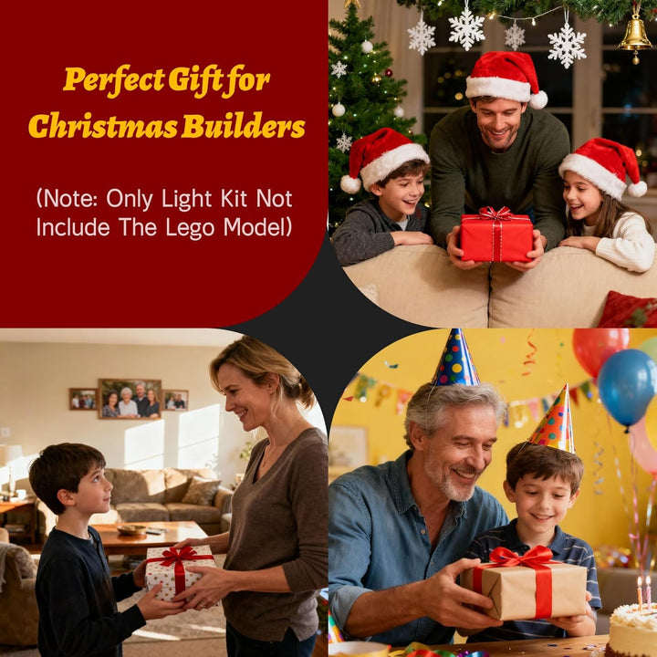 BRIKSMAX 40573 Led Licht für Lego Weihnachtsbaum - Compatible with Lego Bausteinen Modell - Ohne Leg