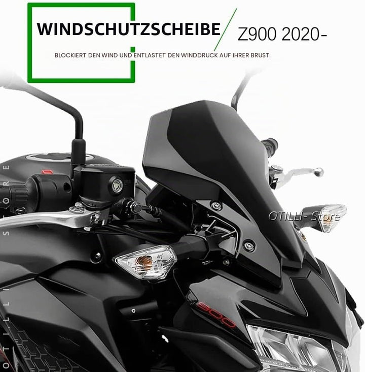 Motorrad-Zubehör für Kawasaki Z900 Z650 Windschutzscheiben-Windschutzscheiben-Luft-Windabweiser 2020