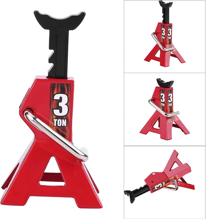RC Jack Stand, Jack Stand, Red 3 Ton 6 Ton D90 Axial Wraith SCX10 RC Crawler Car im Massstab 1:10
