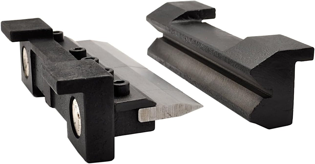 Biegevorrichtung Schraubstock 150mm Biegebacken mit Magnethalterung Abkantbacken biegen Handbieger 1