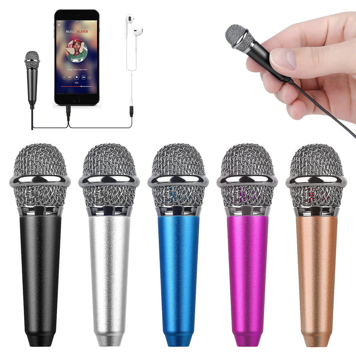 Tragbares Mini-Mikrofon für Gesangs-/Instrumentenmikrofon für Sprach-Videoaufnahmen, Singen, Vloggin