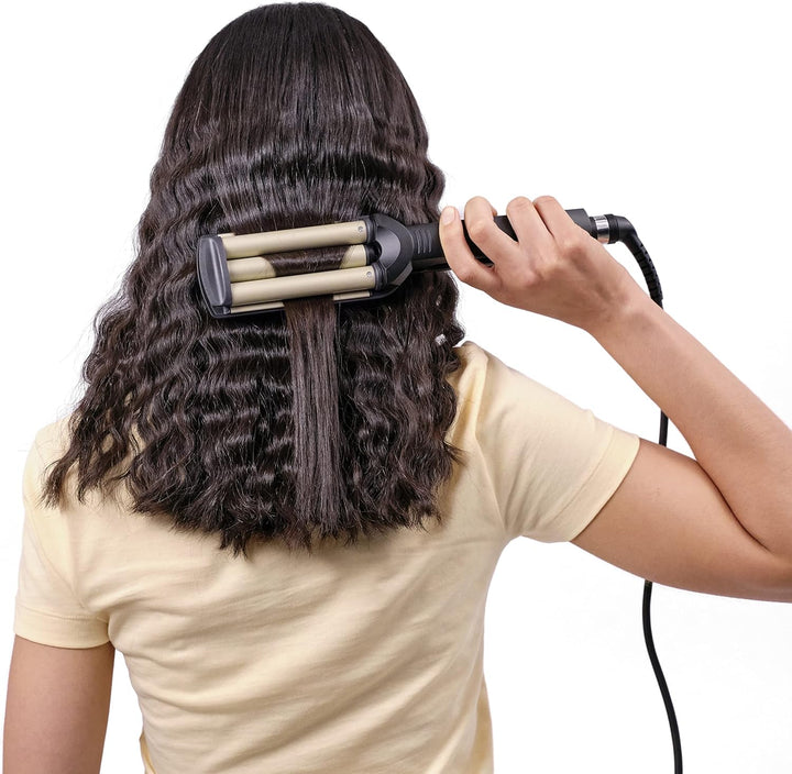 BaByliss Easy Waves Welleneisen, Gold-schwarz, C260E | 1er Pack Beach Waves, Beach Waves
