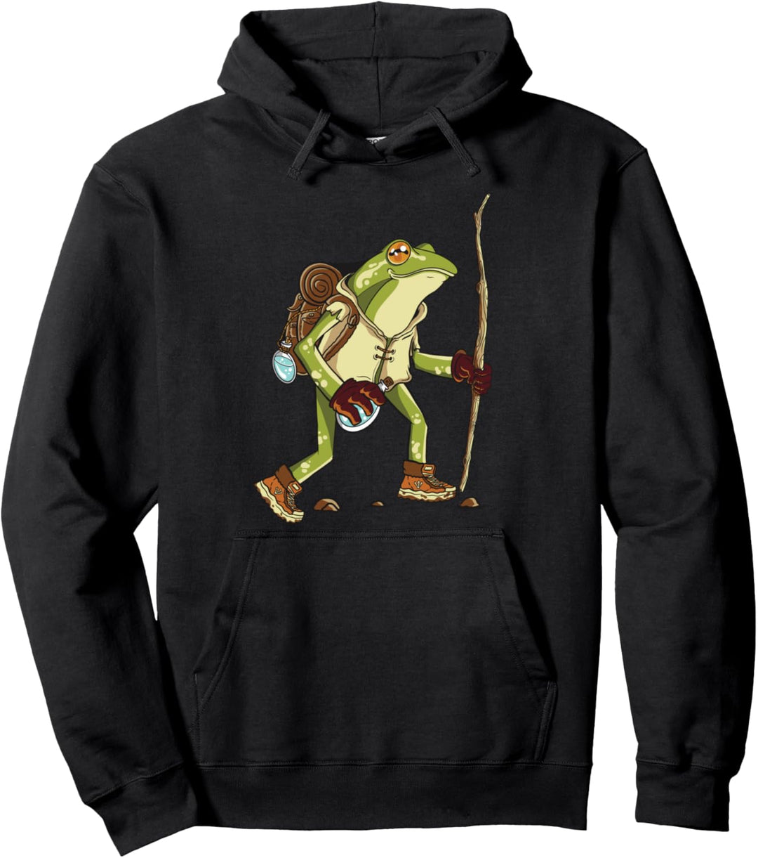 Berge | Wandern | Natur | Berg | Im Freien | Frosch Pullover Hoodie