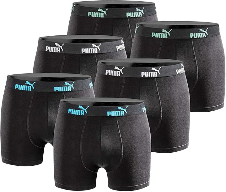 PUMA Boxershort 6er Pack Herren Basic Black Limited Edition Combo New Black XXL, Combo New Black XXL