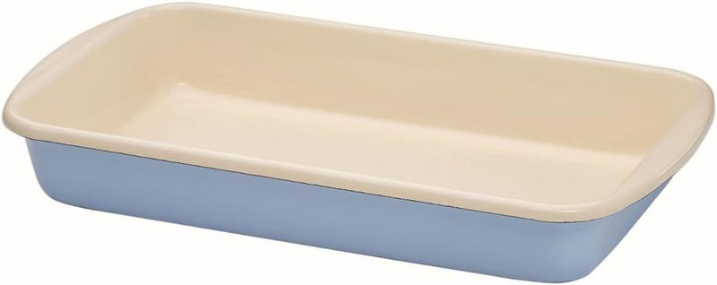 Riess, 0435-006, Auflaufform 36/21.5, CLASSIC - BUNT/PASTELL, Farbe Blau, Masse 36 x 21.5 cm, Höhe 5