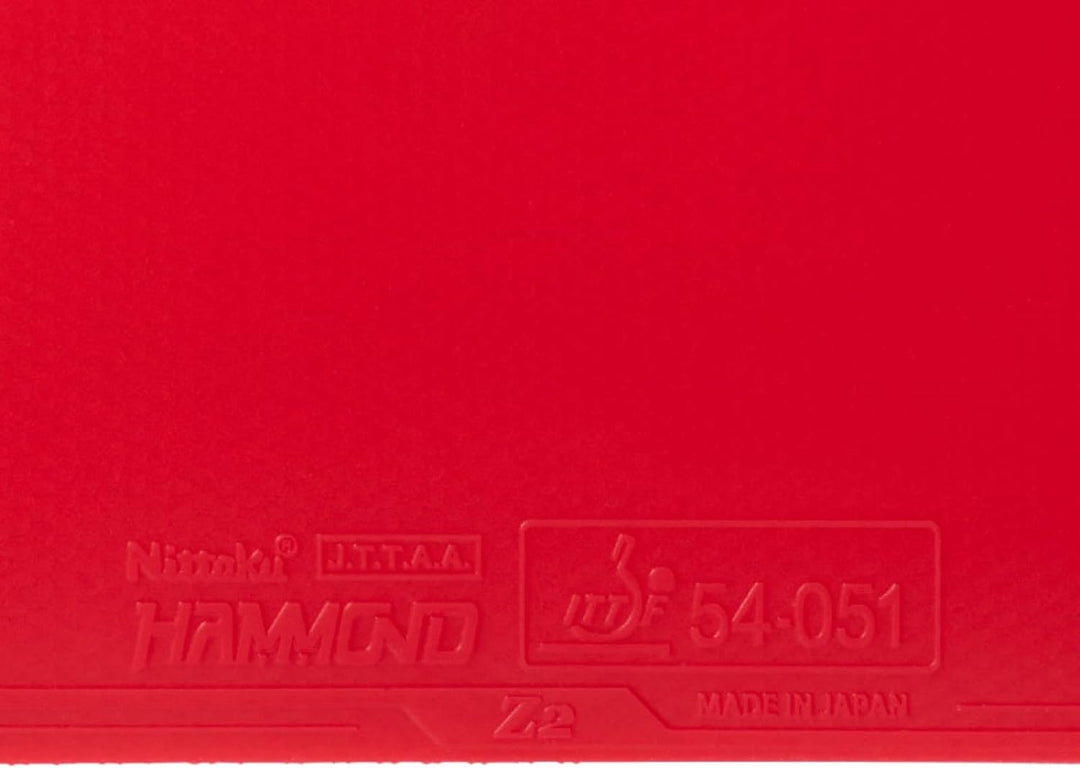 NITTAKU Belag Hammond Z2 rot 2,0 mm, rot 2,0 mm