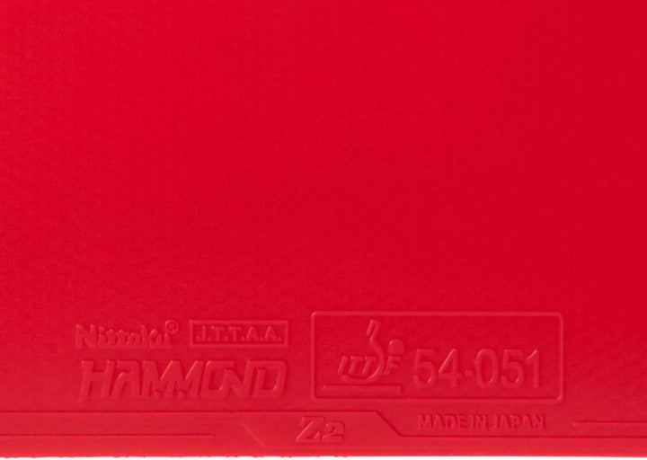NITTAKU Belag Hammond Z2 rot 2,0 mm, rot 2,0 mm