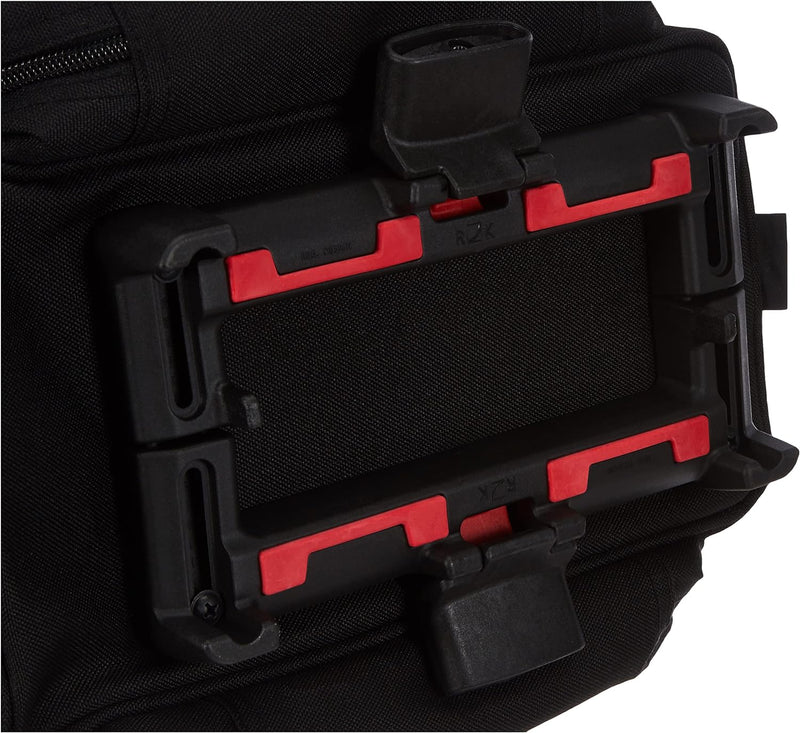 KLICKFix Unisex-Adult Rackpack 2 Plus Uniklip Gepäckträger Tasche, Schwarz, One Size, Schwarz