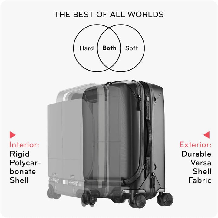 PEAK DESIGN Valise à roulettes Roller Pro Noir
