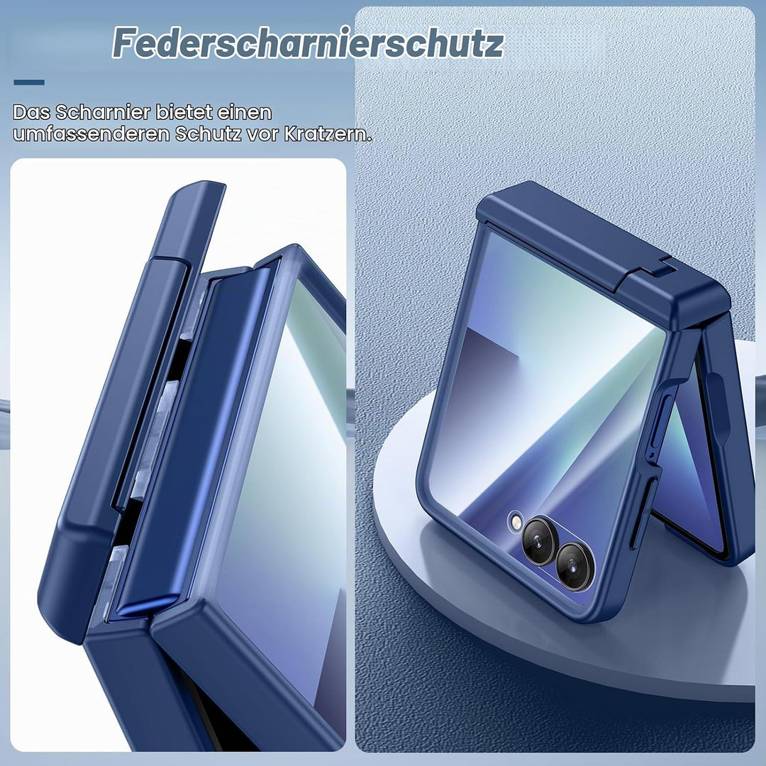 Doeshine für Samsung Galaxy Z Flip 7 Hülle [Not für Flip 7FE] mit Mag-Safe, Ständer und Displayschut
