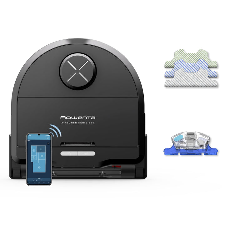 Rowenta Xplorer Nass-Trocken-Saugroboter, RR9475WH, RR9475WH