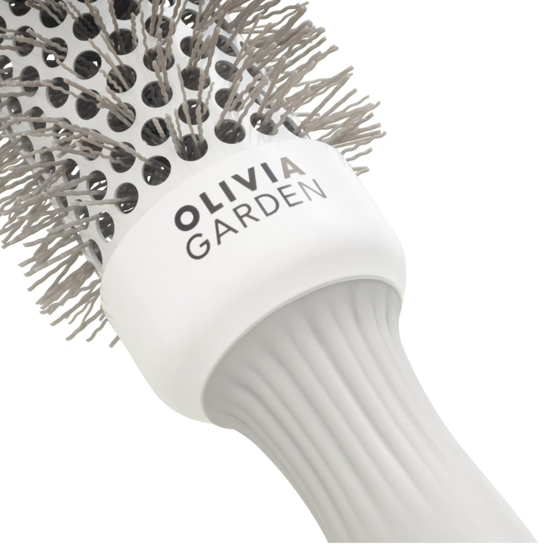 Olivia Garden - Expert Blowout Speed White and Grey Hairbrush- 35 weiss&grau 35, weiss&grau 35