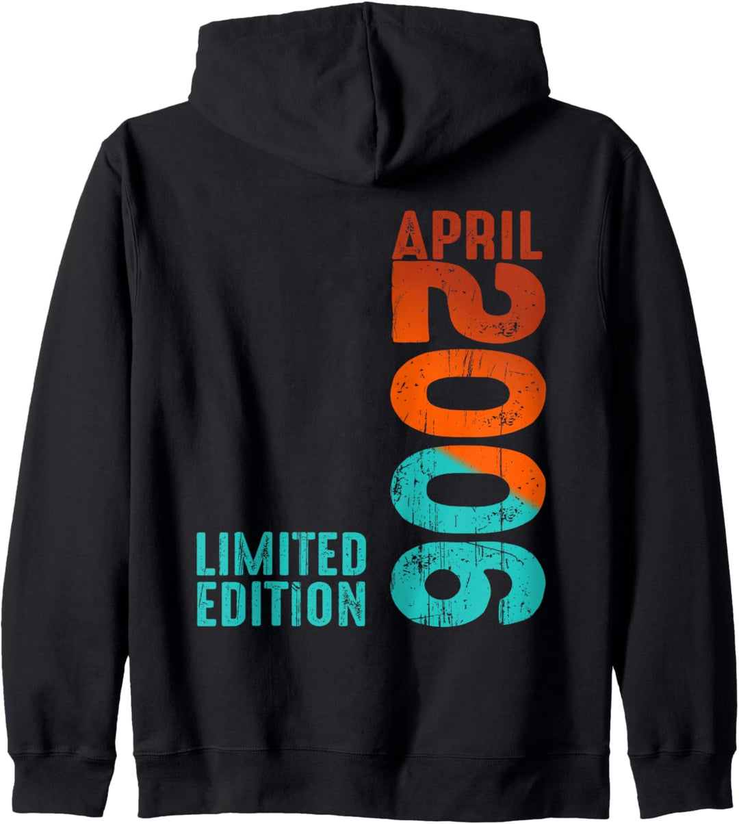 April 2006 Jahr 2006 Retro 2006 Vintage 2006 Seit 2006 Kapuzenjacke
