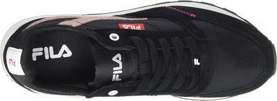 FILA Damen Run Formation Wmn Sneaker 36 EU Black Pale Rosette, 36 EU Black Pale Rosette