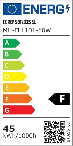 Lospitch 10x50W LED Strahler Aussen, 4250LM LED Fluter 6000K Kaltweiss Superhell Aussenstrahler, IP6