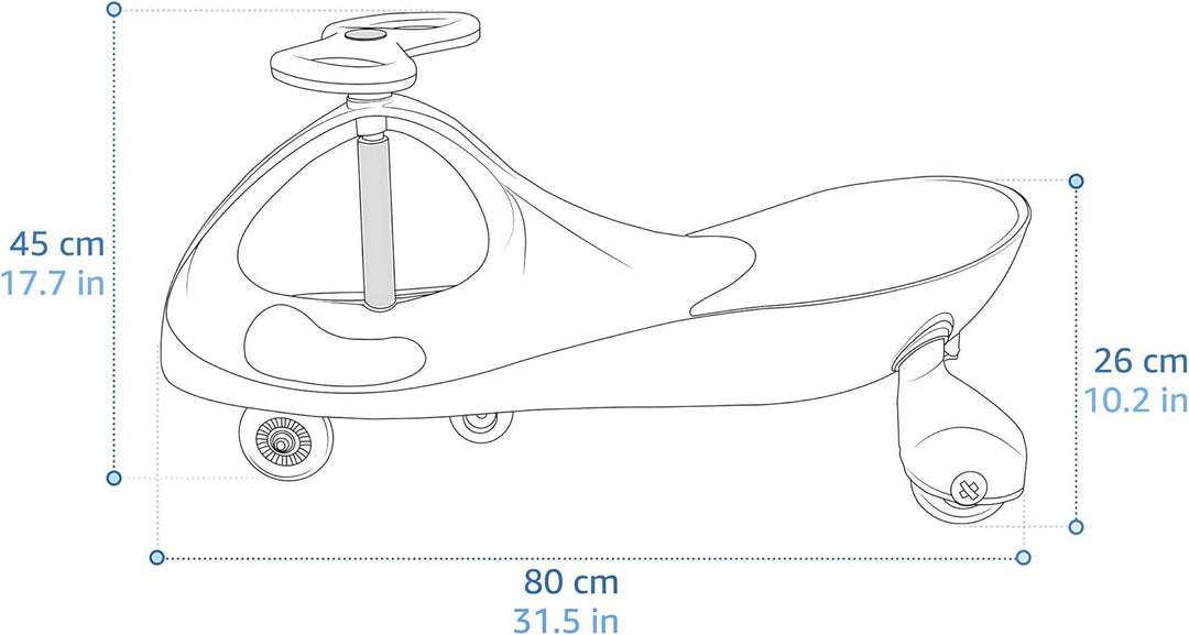 meteor TwistCar SWINGO Kinderroller Rutschauto für Kinder halten des Körpergleichgewichts Auto Swing