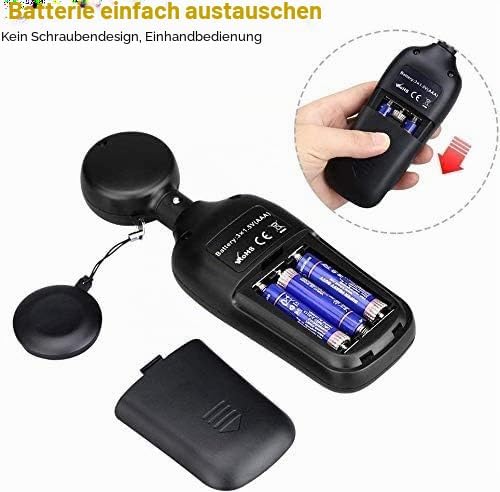Digital Luxmeter Tragbare Photometer Belichtungsmesser Beleuchtungsstärke Lichtmesser mit Bereich bi