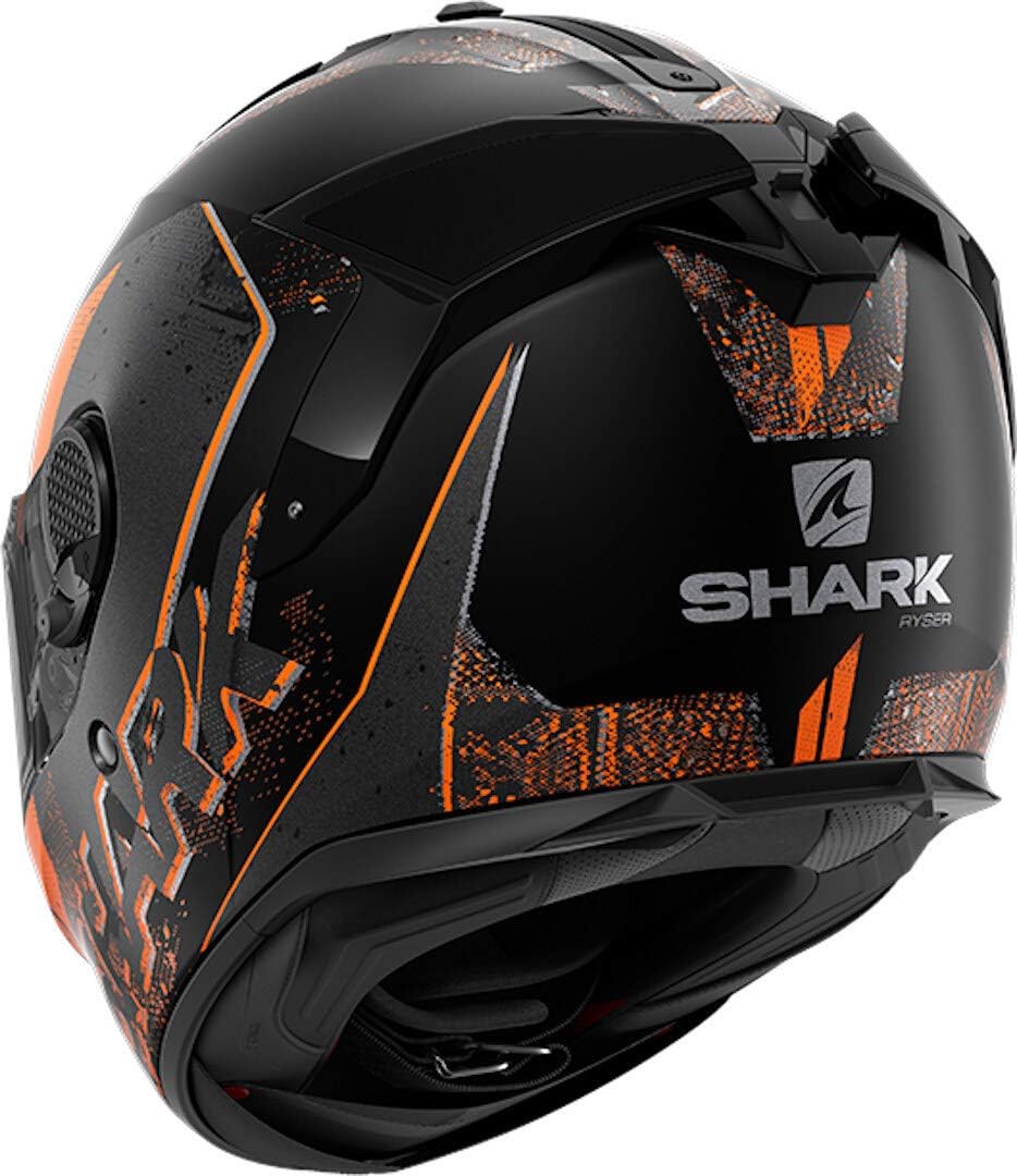 Shark, Motorradhelm, Spartan GT Ryser, KAO, XS XS schwarzes Anthrazitorange, XS schwarzes Anthrazito