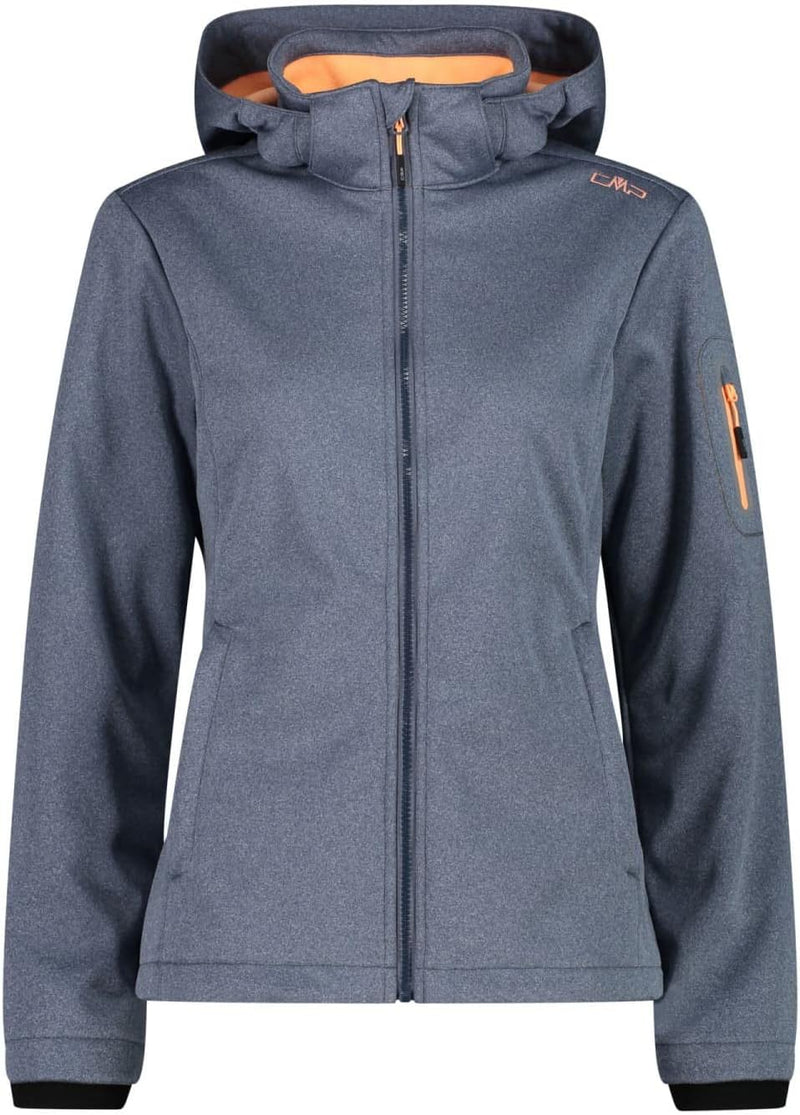 CMP Damen Softshelljacke 36 Blau, 36 Blau